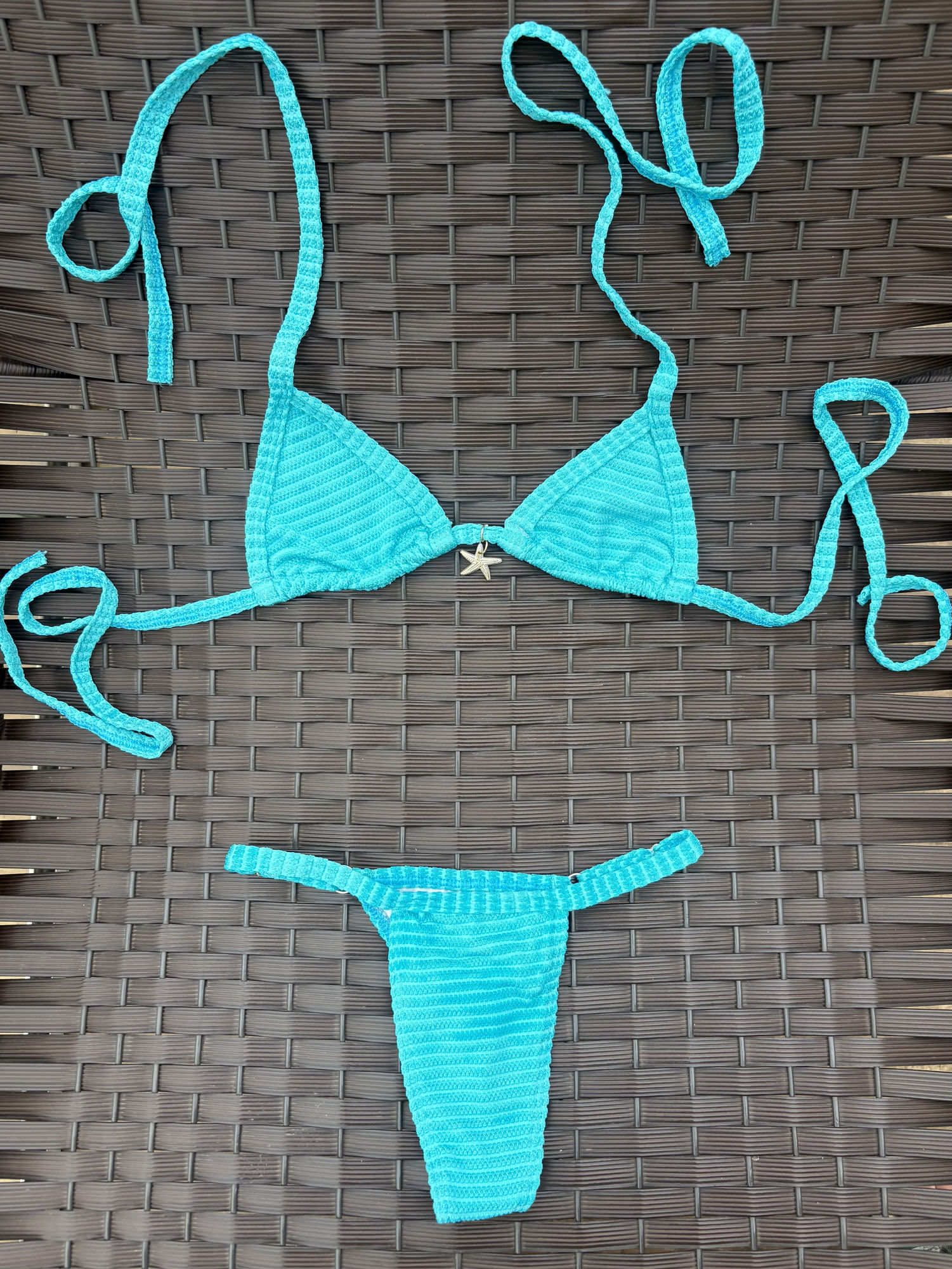 Biquíni Orla cor Azul Bebê